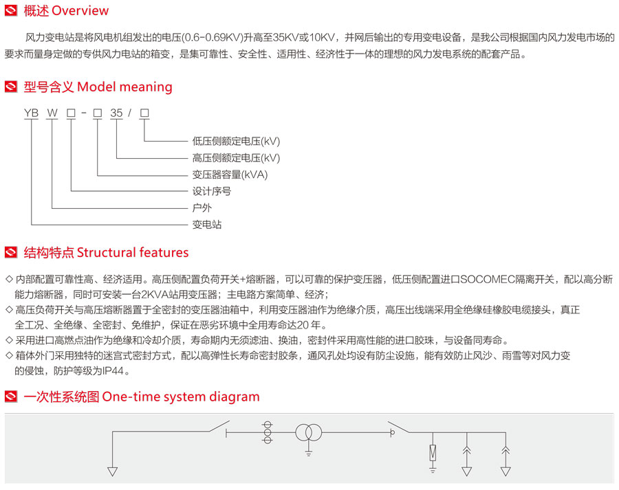 风力变电站型号含义、一次性系统图 风力变电站型号含义、一次性系统图