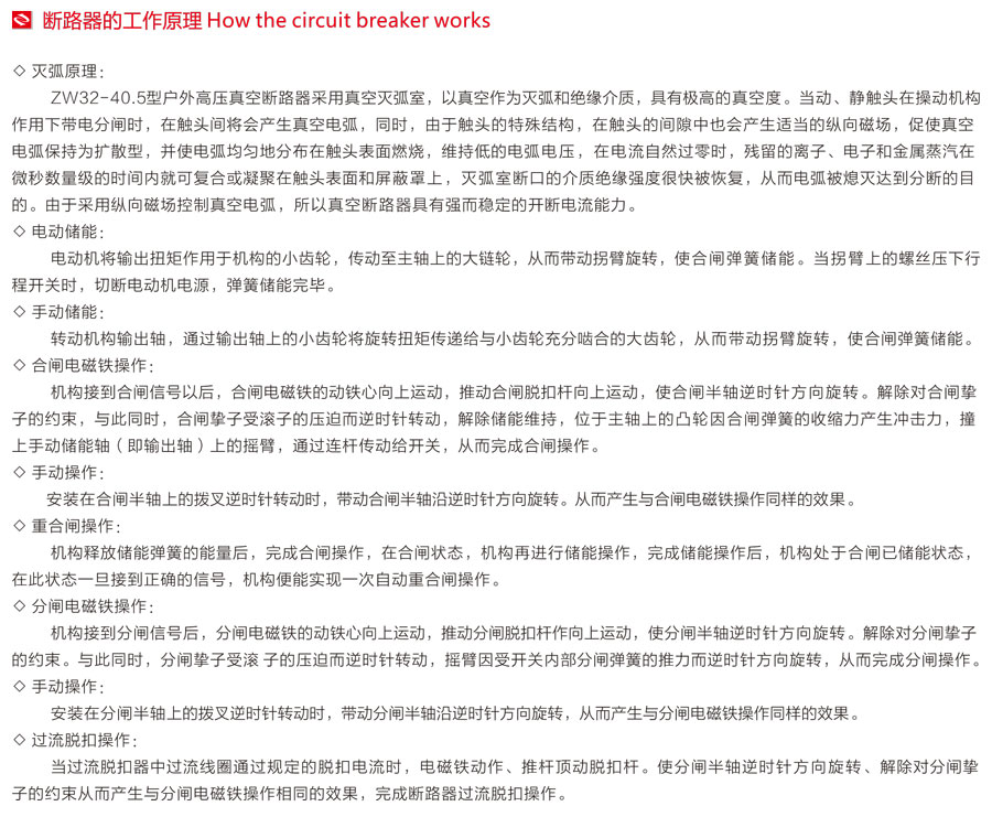 断路器结构及工作原理